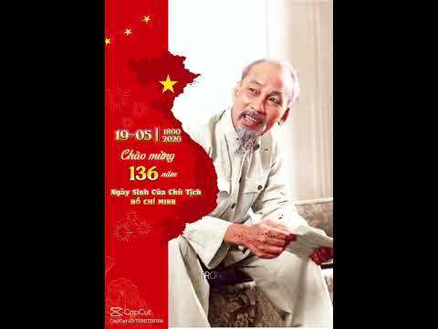 chào mừng kỷ niệm 136 năm ngày Sinh của chủ tịch Hồ Chí Minh#vietnam‎⁨