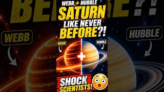 Saturn Like NEVER Before?! Webb + Hubble Shock Scientists!#space #nasa#satellite