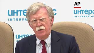 Bolton: Direct communication between Putin and Trump in the world's interest