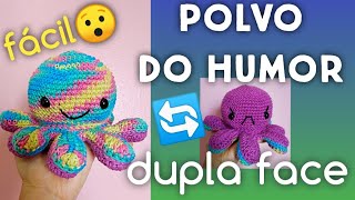 Polvo Dupla Face  Polvinho Do Humor  Croch Amigurumi