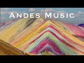 Andean folklore music mix musical instrument from south america quena and sampona