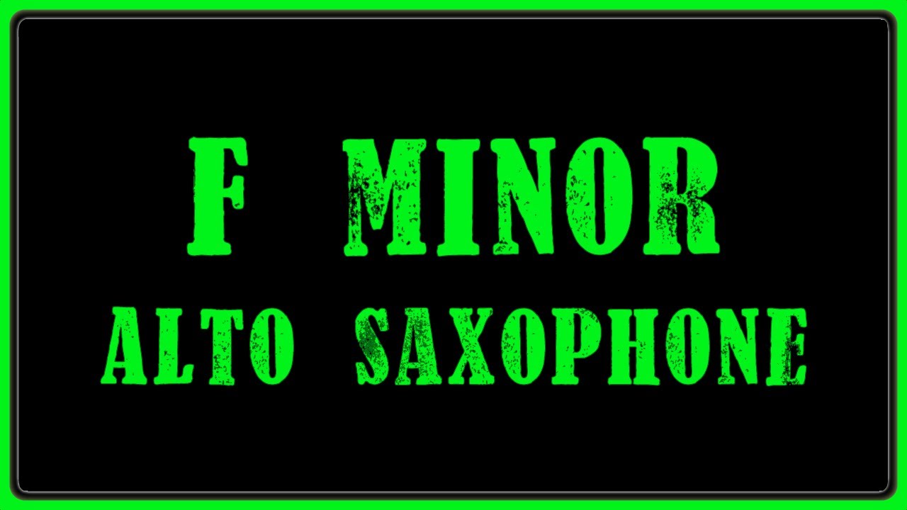 One Minute Sax Lessons (Beginner) How to play three F minor scales on