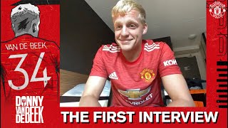 "I cannot wait to play for this club" | Donny van de Beek: The First Interview | Manchester United