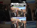 Chairman of Jio Platforms Akash Ambani interacts with Meta AI chief Alexandr Wang at AI summit