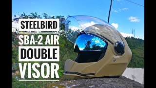 Steelbird SBA-2 Air Double Visor Helmet - Unboxing | Reviews |
