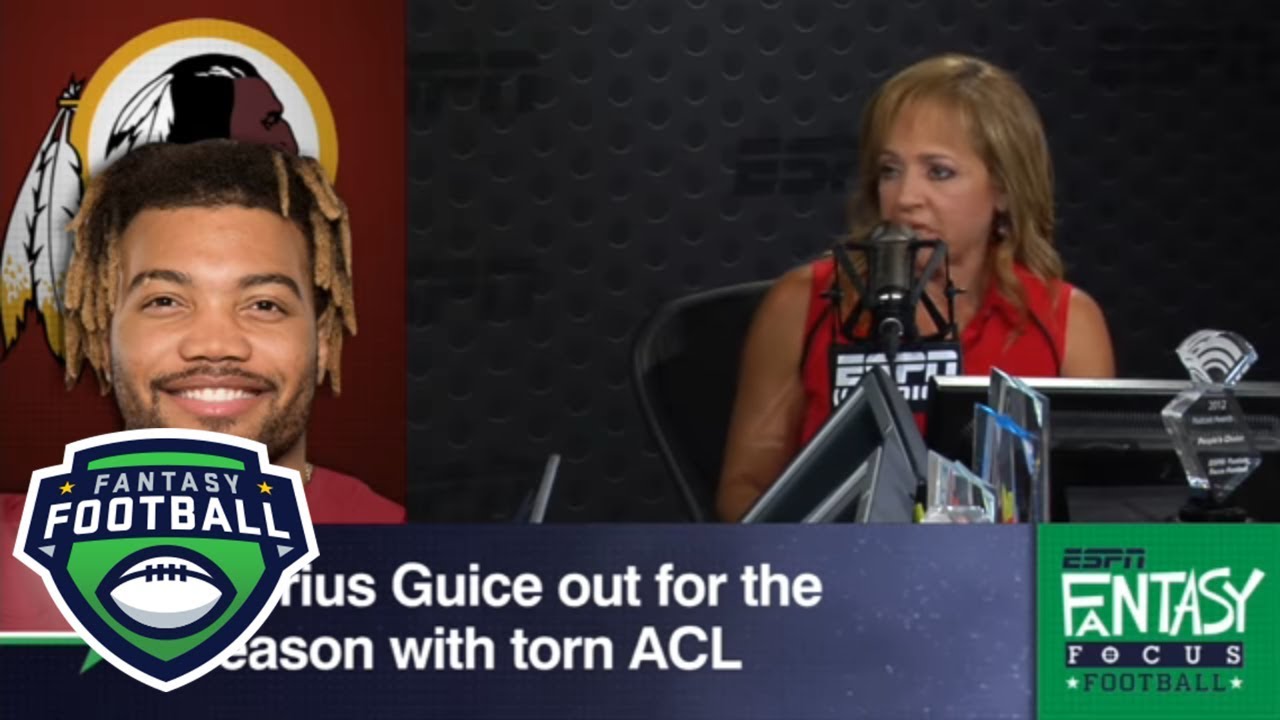 Stephania Bell on Derrius Guice's torn ACL and what it means for Redskins | Fantasy Focus | ESPN