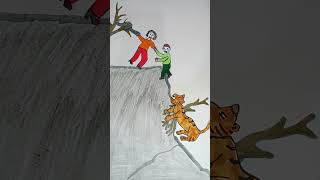 Mom, thank you for saving me 😢 | Sad animation #shorts #drawing #animation #story