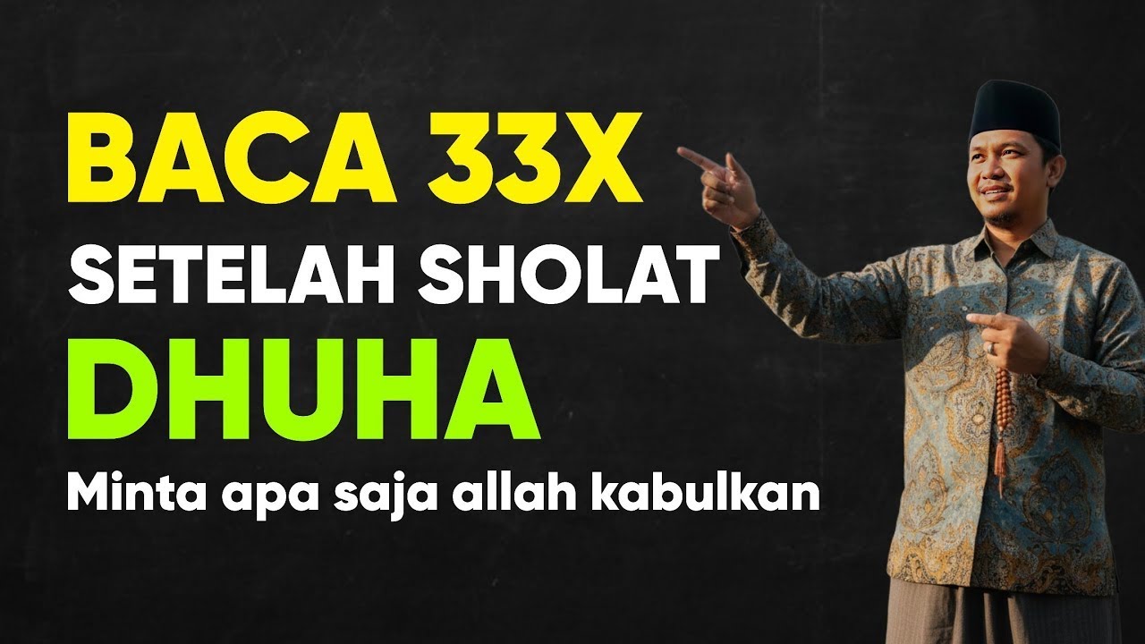 Jangan Sampai Tinggalkan Dzikir Ini, Baca 33x Setelah Sholat Dhuha, Rezeki Datang Bertubi-tubi