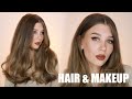 GRWM ОБЪЁМНАЯ УКЛАДКА НА ФЕН И КОРИЧНЕВЫЙ МАКИЯЖ | MrsWikie5