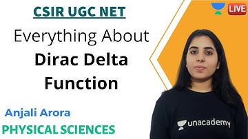 Know Everything About Dirac Delta Function | Physical sciences | CSIR UGC NET | Anjali Arora