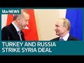 Russia and Turkey strike deal to take control of part of Syrian border | ITV News