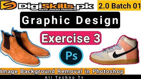 Digiskills 2.0 Graphic Design Exercise 3 Solution Batch 01 | How to Remove Background of an image
