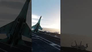 DCS: SU-27 Prevents crashing with a Cobra maneuver