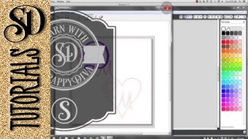 Creating monograms with Silhouette Studio #learnsilhouette #silhouettetutorials