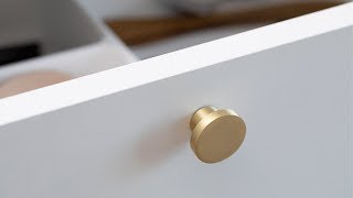 DIY : How to mount a handle or a coat hook by Søstrene Grene