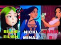 Celebrity As Disney Princess Tiktok Compilation Disney Princess GLOW UPS Tiktok Ironic Trend