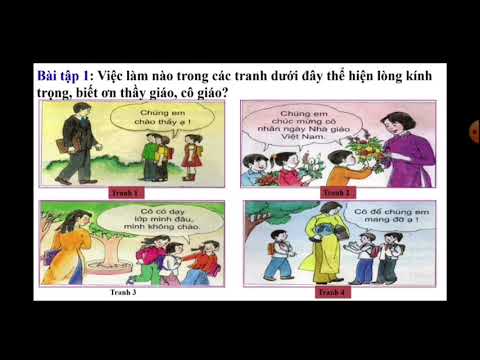 Video Đạo đức lớp 4 - Bài: Biết ơn thầy giáo, cô giáo - youtube