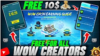 Claim FREE $10 💸 Every WOW Creator | PUBG New Event | Cash Earning Guide 2026 screenshot 5