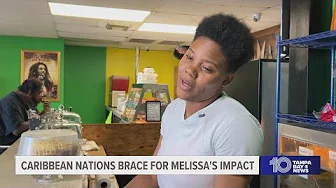 Florida families concerned for loved ones in the Caribbean, as Melissa could become major hurricane