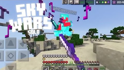 Hive Solo SkyWars| Mobile Split Control!