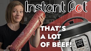 Cooking My Ground Beef in the Instant Pot | Meal Prep | Batch Cooking