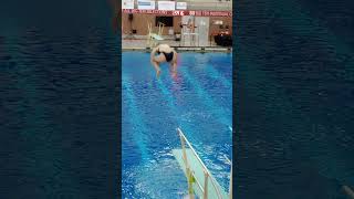 Junior Olympics Dive Competition 16 - 18 Year Old 1 Meter Board 105C Forward 2 1/2 Somersault DD 2.4