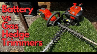 Gas vs Battery Hedge Trimmers. What's Better?