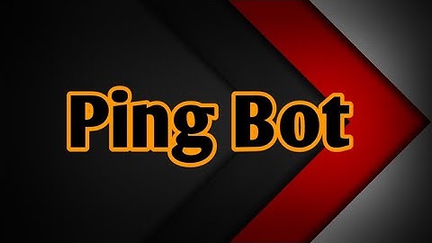 How to make ping command in Discord.js part 1 || BOT CODES TUTORIAL