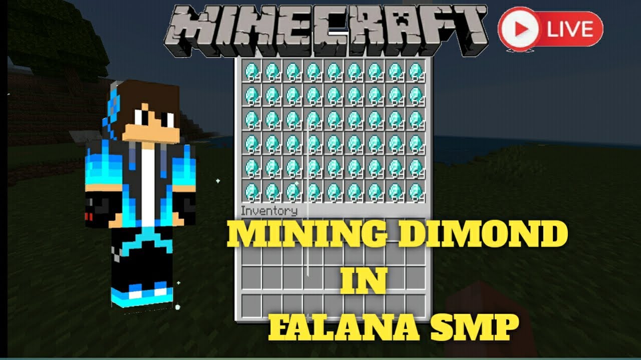 MINING DIMOND IN FALANA SMP #8 | 🔥 MINECRAFT LIVE 🔥 | ASH IS LIVE | 
