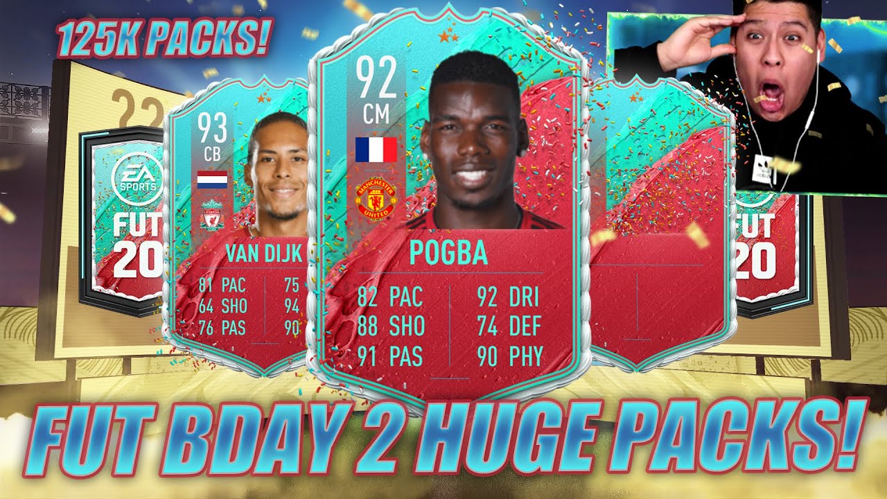 HUGE FUT BIRTHDAY 2 PACK OPENING! WHICH FUT BDAY 2 CARDS YOU SHOULD GET! | FIFA 20