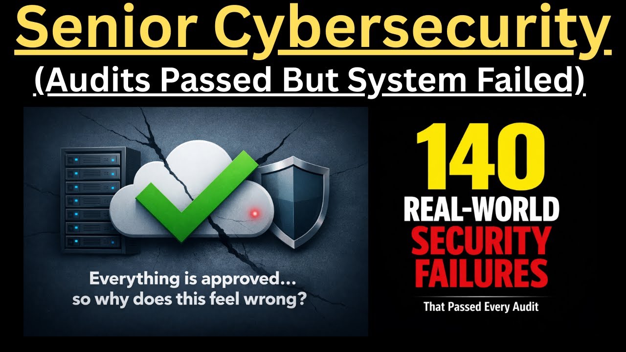140 "Senior Cybersecurity" Failures that Nobody Teaches (140 Incidents That Still Passed Audits) !!