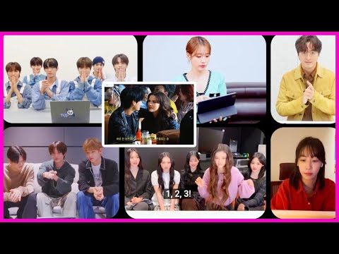 【BTS日本語字幕】V 「FRI(END)S」 MV Reaction 3 | IU, NewJeans, TXT's reactions 2024年3月20