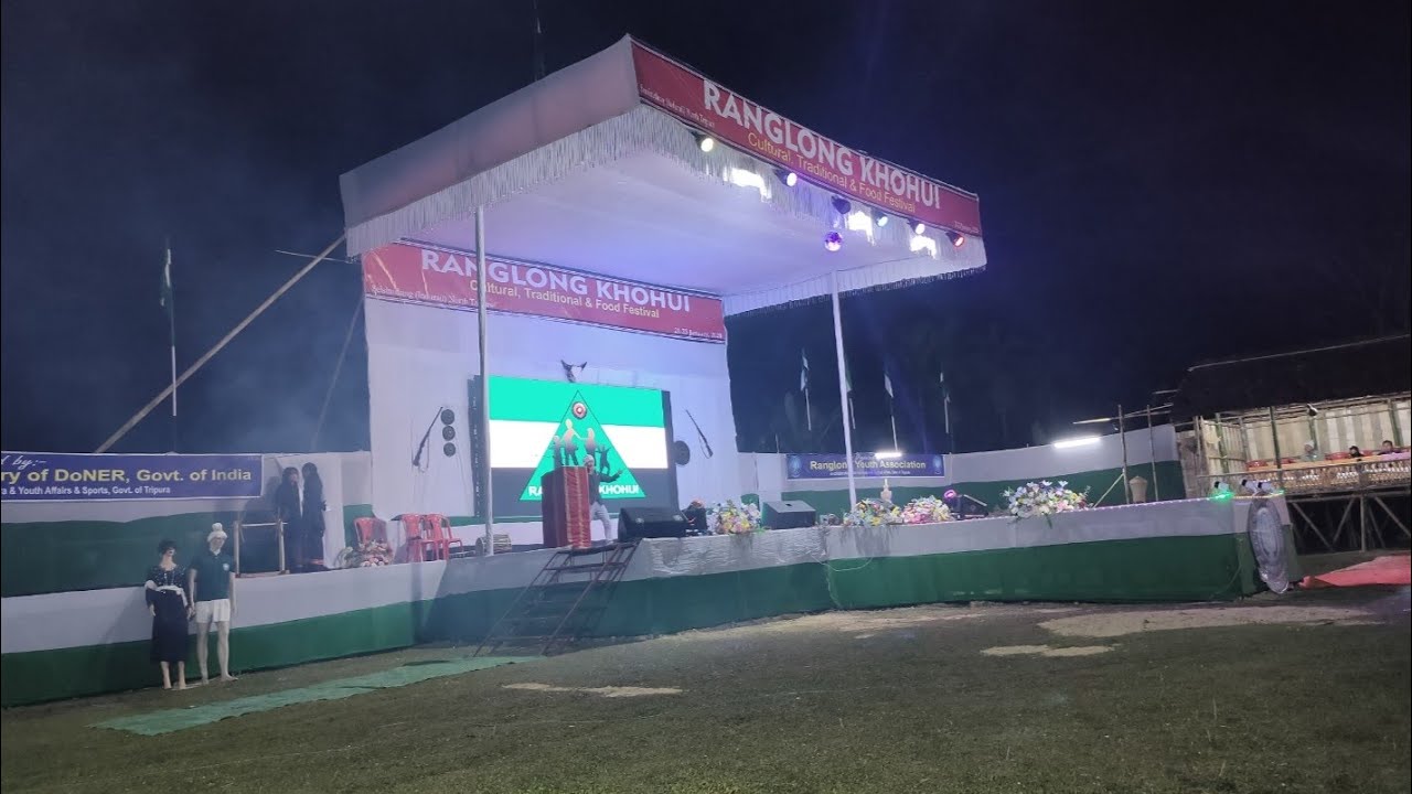 Khohui Miss Contest 1st Round@Ranglong Khohui 2020.