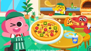 Ho aperto una pizzeria virtuale! 👩‍🍳 | Cocobi Little Pizza Maker Gioco di cucina ASMR screenshot 2