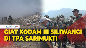 Kodam III Siliwangi Terjun ke TPA Sarimukti Bantu Atasi Kebakaran