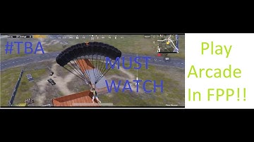 No One Know This Trick | How To Play Arcade In FPP | TBA