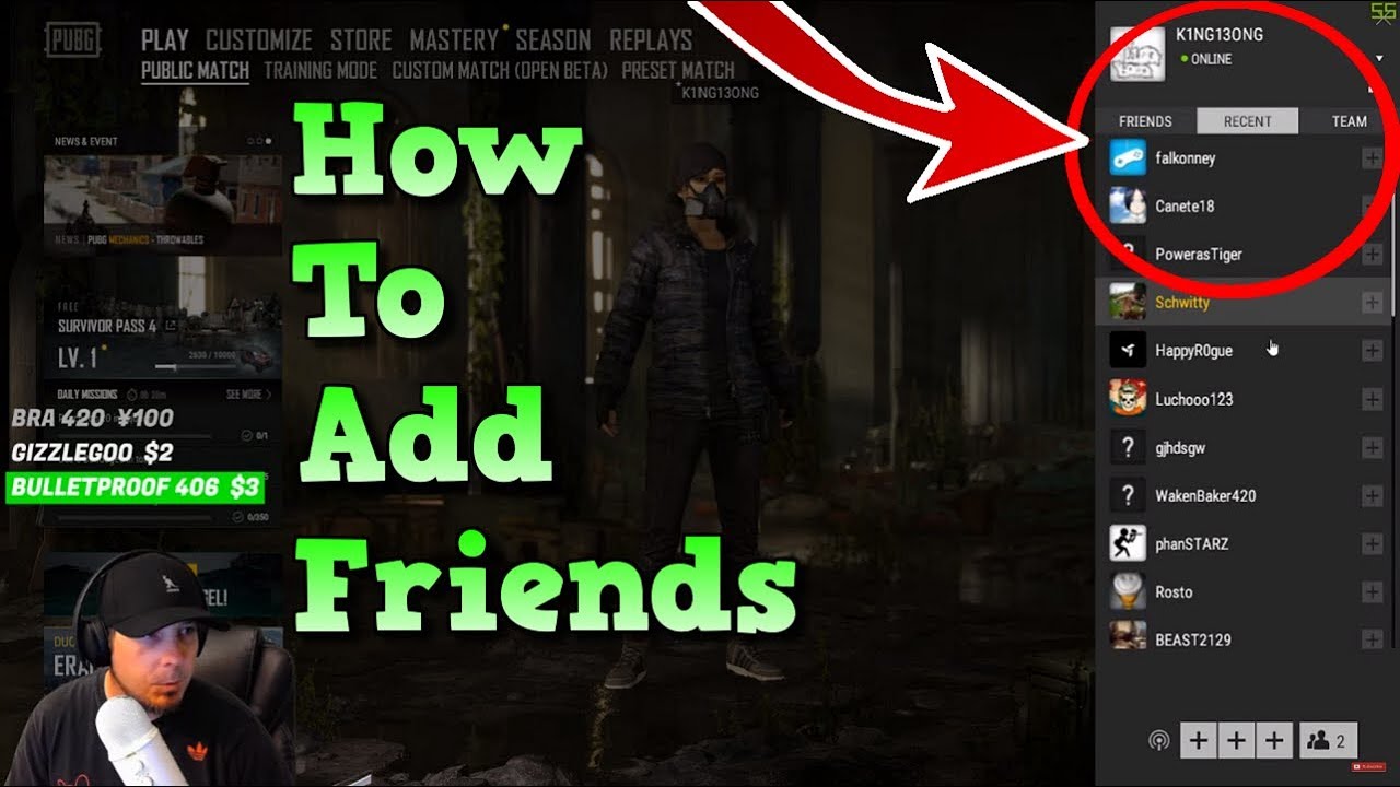 🔴 How To Add Friends On PUBG 🔴 How To Add Friends On Steam And