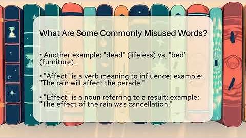 What Are Some Commonly Misused Words? - The Prose Path