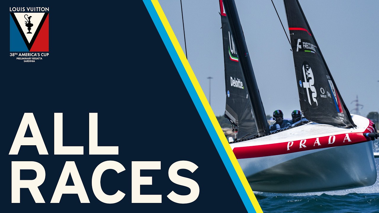 ⁣OUTSTANDING RACING | ALL RACES | Louis Vuitton 38th America’s Cup Preliminary Regatta Sardinia