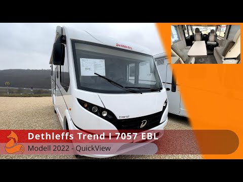 Dethleffs Trend I 7057 EBL - 2022 All-year travel home without frills
