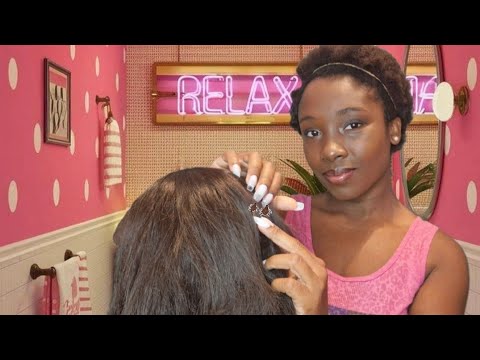 ASMR PIOLHO - 48 MIN TIRANDO PIOLHO DO SEU CABELO INAUDÍVEL ROLEPLAY (Relaxamento profundo) 😴☁️💜