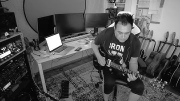 Improvisation with a guitar synth that I made in pure data