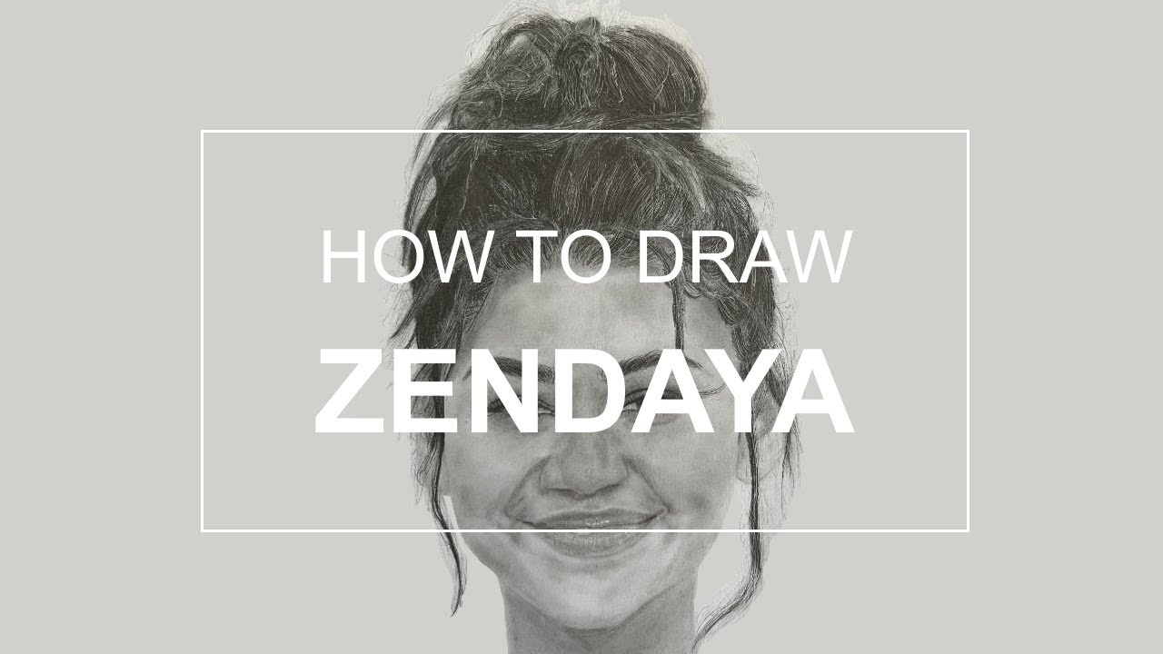 How to draw Zendaya! | Zendaya Drawing Timelapse (speed drawing) - YouTube