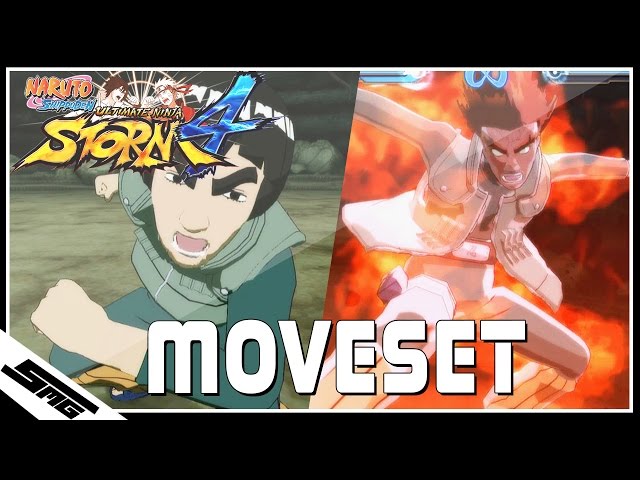 Naruto Ultimate Ninja Storm 4 - Might Guy COMPLETE Moveset class=