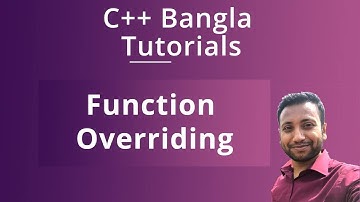 C++ Bangla Tutorials 84 : Function Overriding