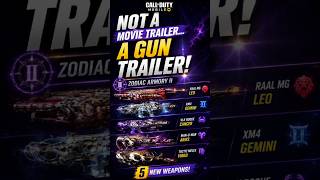 Not a movie... a GUN trailer! 🔥😱Which Zodiac weapon are you picking first?👇#codm #codm #play #games