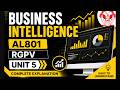 Business Intelligence AL801 UNIT 5 || AIML 8th Semester || RGPV || #rgpv #businessintelligence