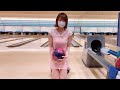 ボウリング女子の練習風景46（Bowling Practice）2020/8