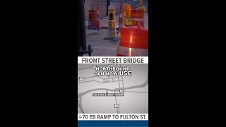 New ramp on I-70 East, bridge reopens in downtown Columbus