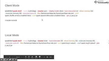 Launching the spark App - Spark-shell and Spark-Submit